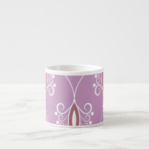 wervelende elegantie: geometrisch espresso kop
