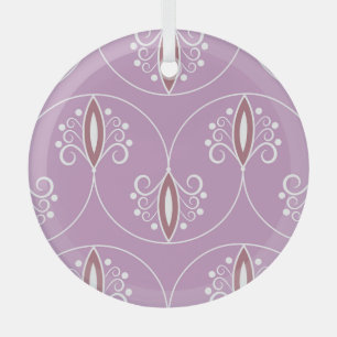 wervelende elegantie:  geometrisch glas ornament