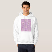 wervelende elegantie: geometrisch hoodie (Voorkant volledig)