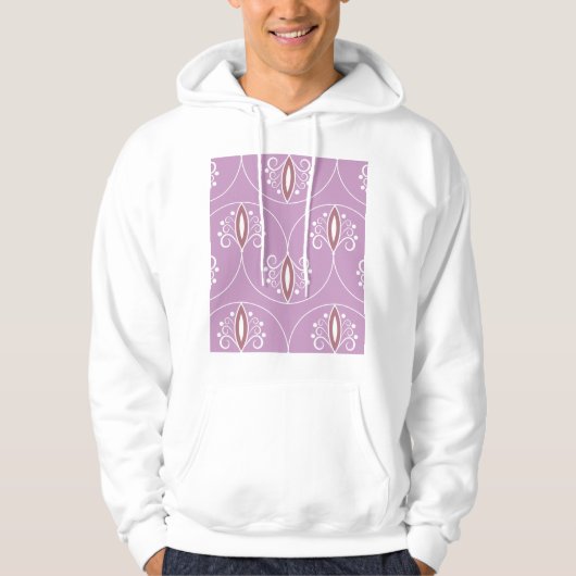 wervelende elegantie: geometrisch hoodie (Voorkant)