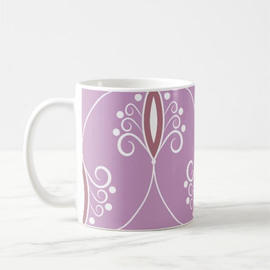 wervelende elegantie: geometrisch koffiemok (Links)