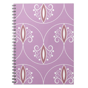 wervelende elegantie: geometrisch notitieboek