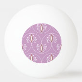 wervelende elegantie:  geometrisch pingpongbal (Achterkant)