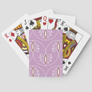 wervelende elegantie: geometrisch pokerkaarten