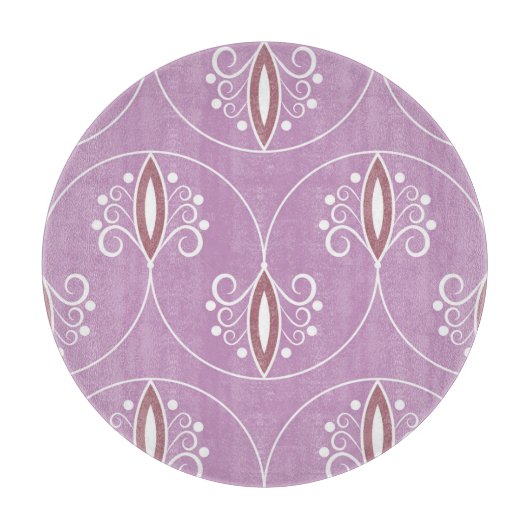 wervelende elegantie: geometrisch snijplank (Voorkant)