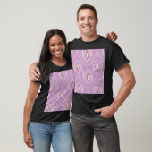 wervelende elegantie: geometrisch t-shirt (Unisex)