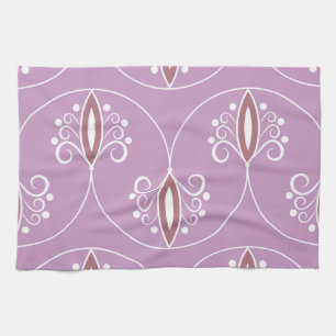 wervelende elegantie: geometrisch theedoek