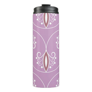 wervelende elegantie:  geometrisch thermosbeker