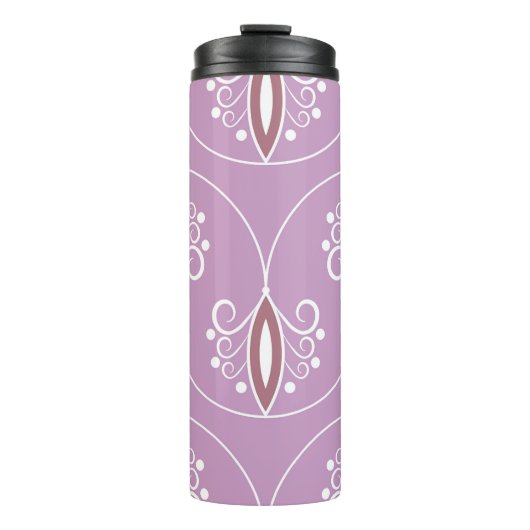 wervelende elegantie: geometrisch thermosbeker (Voorkant)