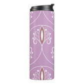 wervelende elegantie: geometrisch thermosbeker (Gedraaid links)