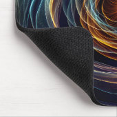 wervelende energie lichtgolven muismat (Hoek)