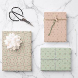 Wervelende Harmonie Inpakpapier Vlak Vel Set