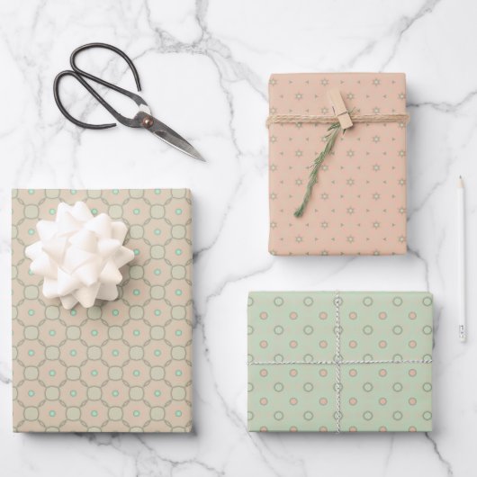 Wervelende Harmonie Inpakpapier Vlak Vel Set (Voorkant)