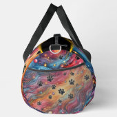 Wervelende Kosmische Pootafdruk Monogram Personali Plunjezak (Rechts)