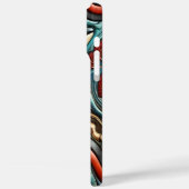 Wervelende oceaan: walvissen in focus Case-Mate iPhone case (Achterkant / Links)