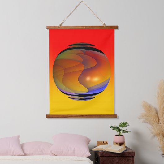 wervelende orb wandtapijt hangend wandkleed (Slaapkamer)