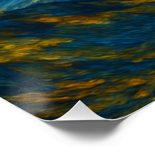 wervelende pieken perfect poster (Hoek)