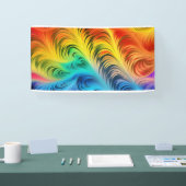 wervelende regenboogbanner spandoek (Beurs)
