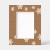 wervelende sneeuwvlokken gegraveerde lijstjes (Voorkant)