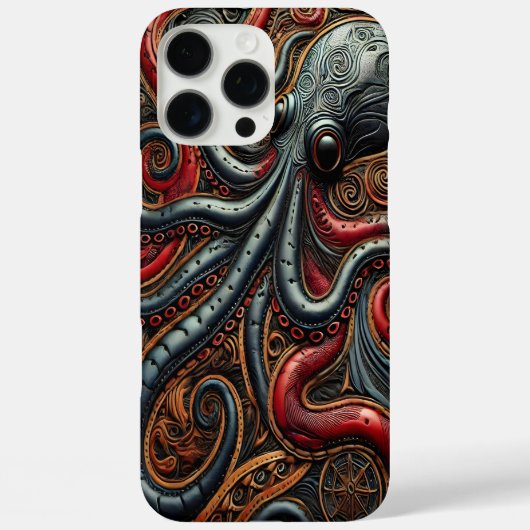 Wervelende tentakels: Octopus in focus Case-Mate iPhone Case (Achterkant)