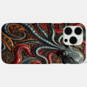 Wervelende tentakels: Octopus in focus Case-Mate iPhone Case (Achterkant (horizontaal))