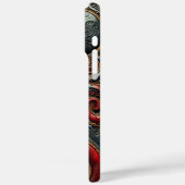 Wervelende tentakels: Octopus in focus Case-Mate iPhone Case (Achterkant / Links)