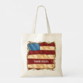 Wervelende vlag tote bag (Achterkant)