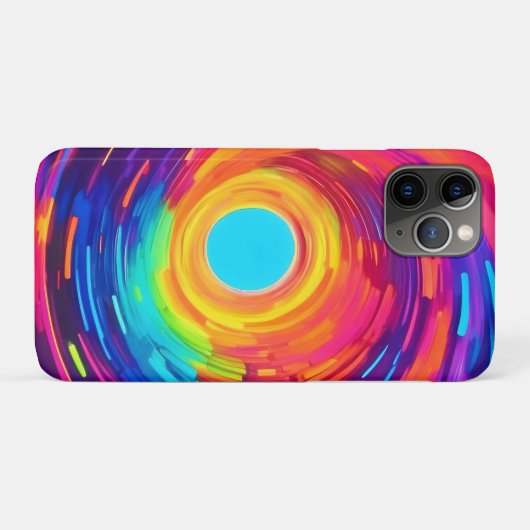 wervelende vortex Abstracte kunst Case-Mate iPhone Case (Achterkant (horizontaal))