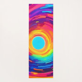 wervelende vortex Abstracte kunst Yogamat (Achterkant)