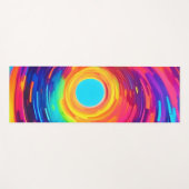 wervelende vortex Abstracte kunst Yogamat (Voorkant (horizontaal))