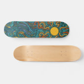 wervelende zon persoonlijk skateboard (Horizontaal)