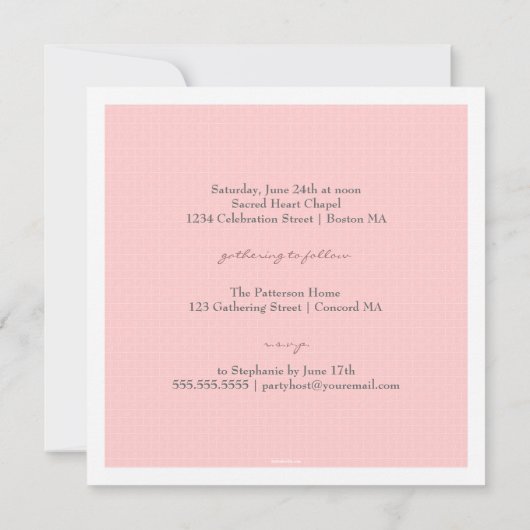 wervelfotocollage Baptisme-uitnodiging Kaart (Achterkant)