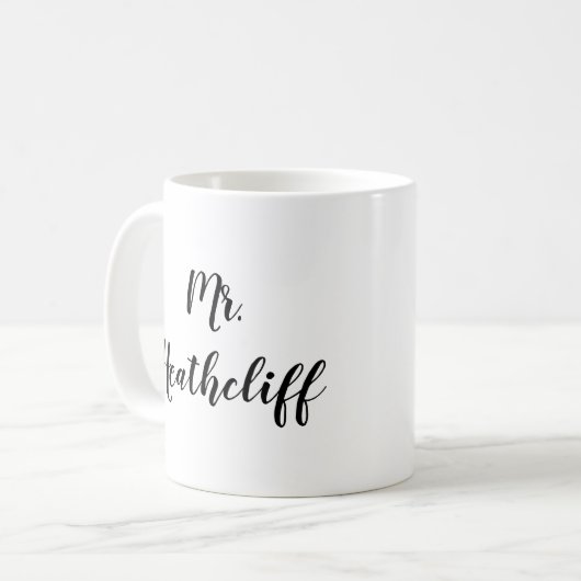 Wervelhoogte - Heathcliff-mok Koffiemok (Voorkant links)