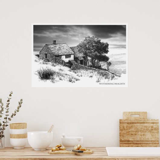 Wervelhoogten Poster (Keuken)