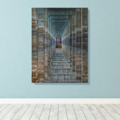 Werveling canvas afdruk (Insitu (Houten vloer))