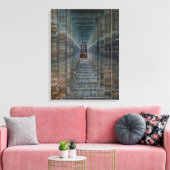 Werveling canvas afdruk (Insitu (Woonkamer))