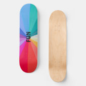 WERVELING VAN KLEUREN 8,5" SKATEBOARD (Voorkant)
