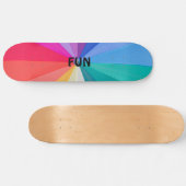 WERVELING VAN KLEUREN 8,5" SKATEBOARD (Horizontaal)