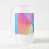 werveling van kleuren matte 16 oz klassieke mok (Voorkant links)
