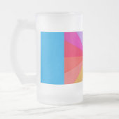 werveling van kleuren matte 16 oz klassieke mok (Links)