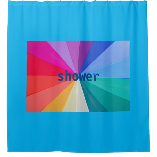 werveling van kleuren op douchegordijn (Voorkant)