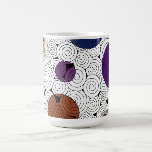 Wervelingen en cirkels Mok (Center)