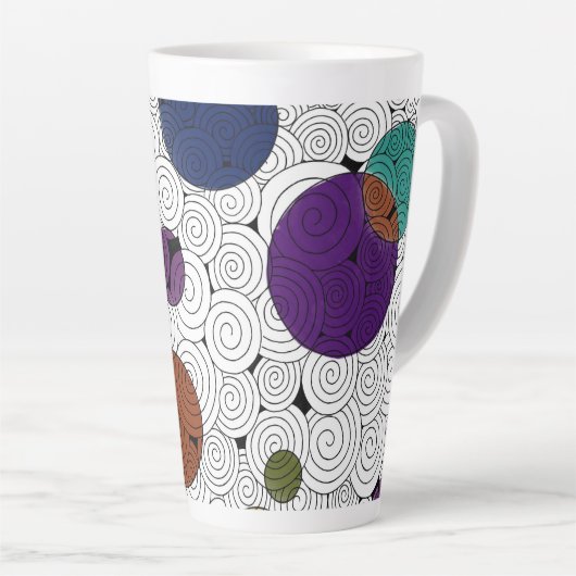 Wervelingen en cirkels Mok (Rechterhoek)