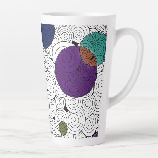 Wervelingen en cirkels Mok (Rechts)