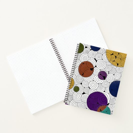 Wervelingen en cirkels notitieboek (Binnen)