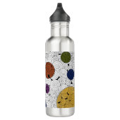 Wervelingen en cirkels waterfles waterfles  (Rechts)