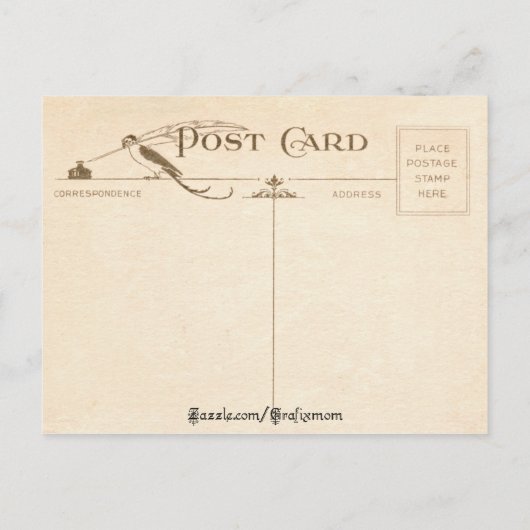  wervelingen en Holly fotokaart Briefkaart (Achterkant)