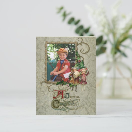  wervelingen en Holly fotokaart Briefkaart (Staand voorkant)