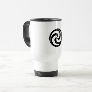 Wervelingen in de vorm van een bal reis mug reisbeker