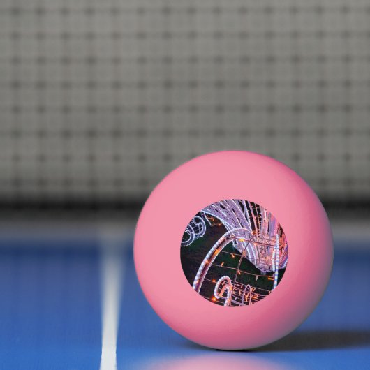 Wervelingen in roze pingpongbal (Net)